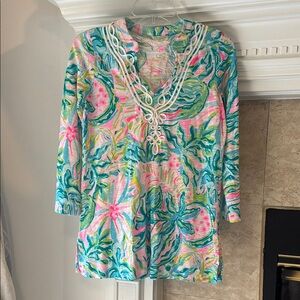 Lilly Pulitzer Multicolor Tunic Top